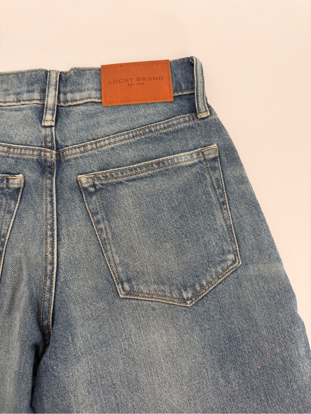 Lucky Brand Drew Mom High Rise Taper Jeans Medium Button Fly Women's - 00/24A - Picture 9 of 12